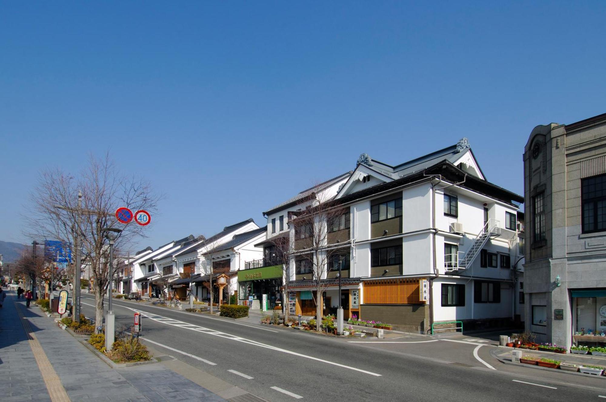 ホテル 中央館　清水屋旅館 長野市 エクステリア 写真